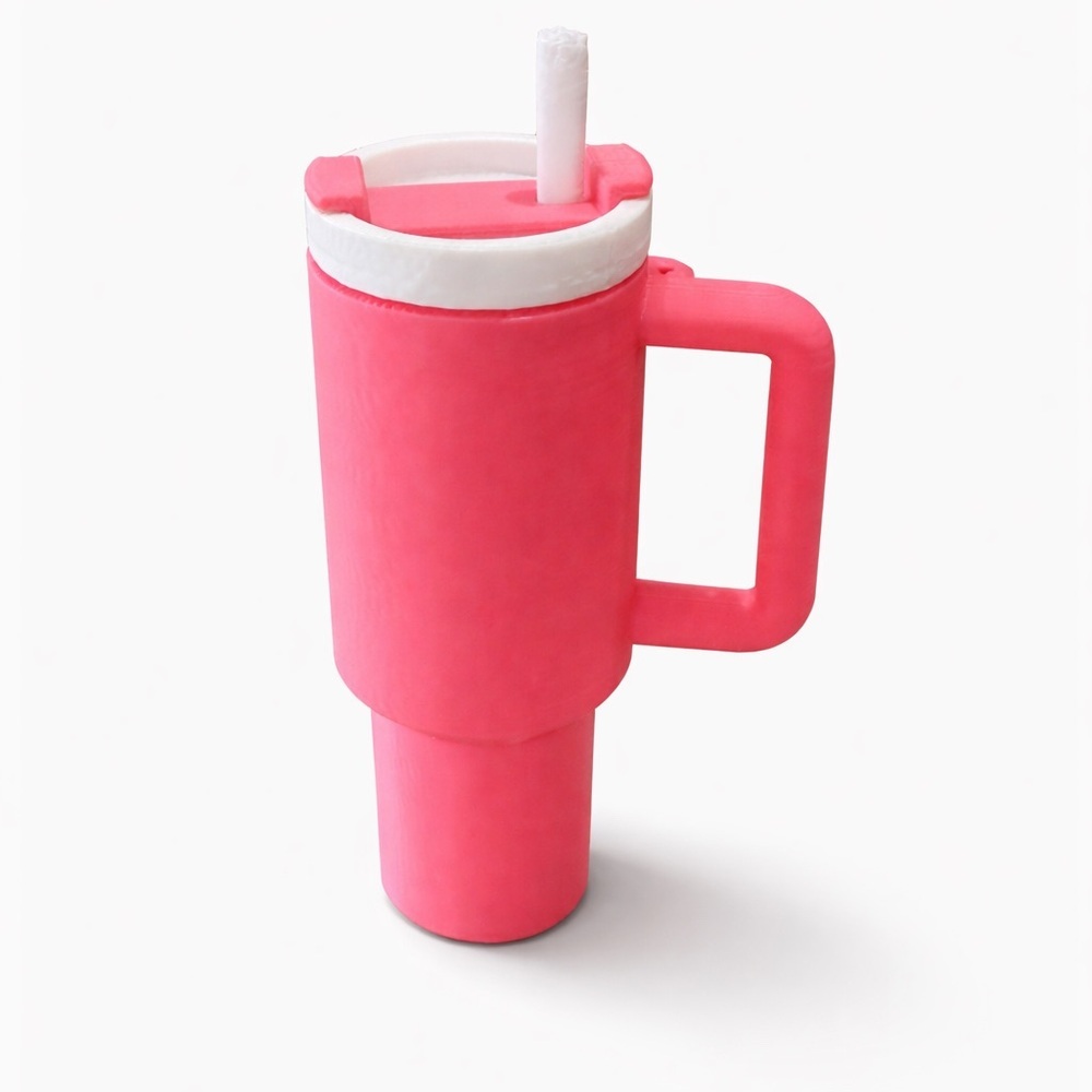 3D Printed Mini Tumbler Chapstick Holder Cute Lip Balm Holder Cup Stanley